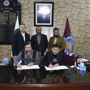 Signing of MoU with KUST Kohat
